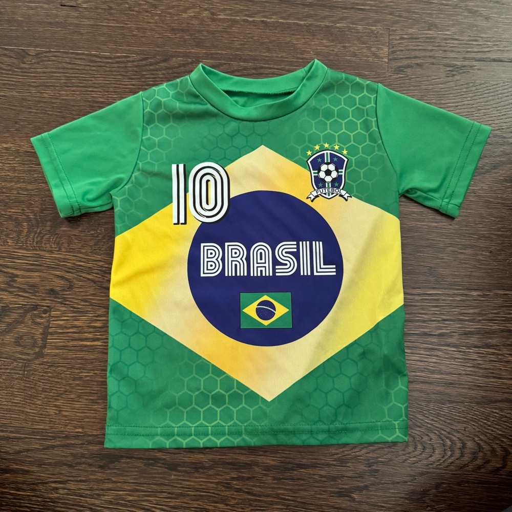 Brazil toddler Jersey . Size 2